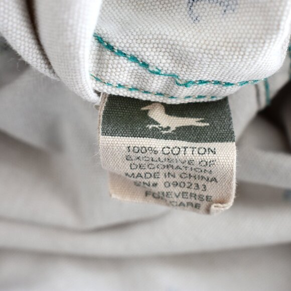 Men's Modern Amusement Shirt Fish Print Long Sleeve Button Up Pocket MEDIUM Beig - Picture 10 of 11